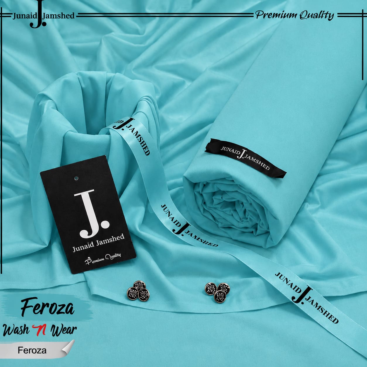 J. Italian Boski Wash n Wear Mens Suit - Feroza