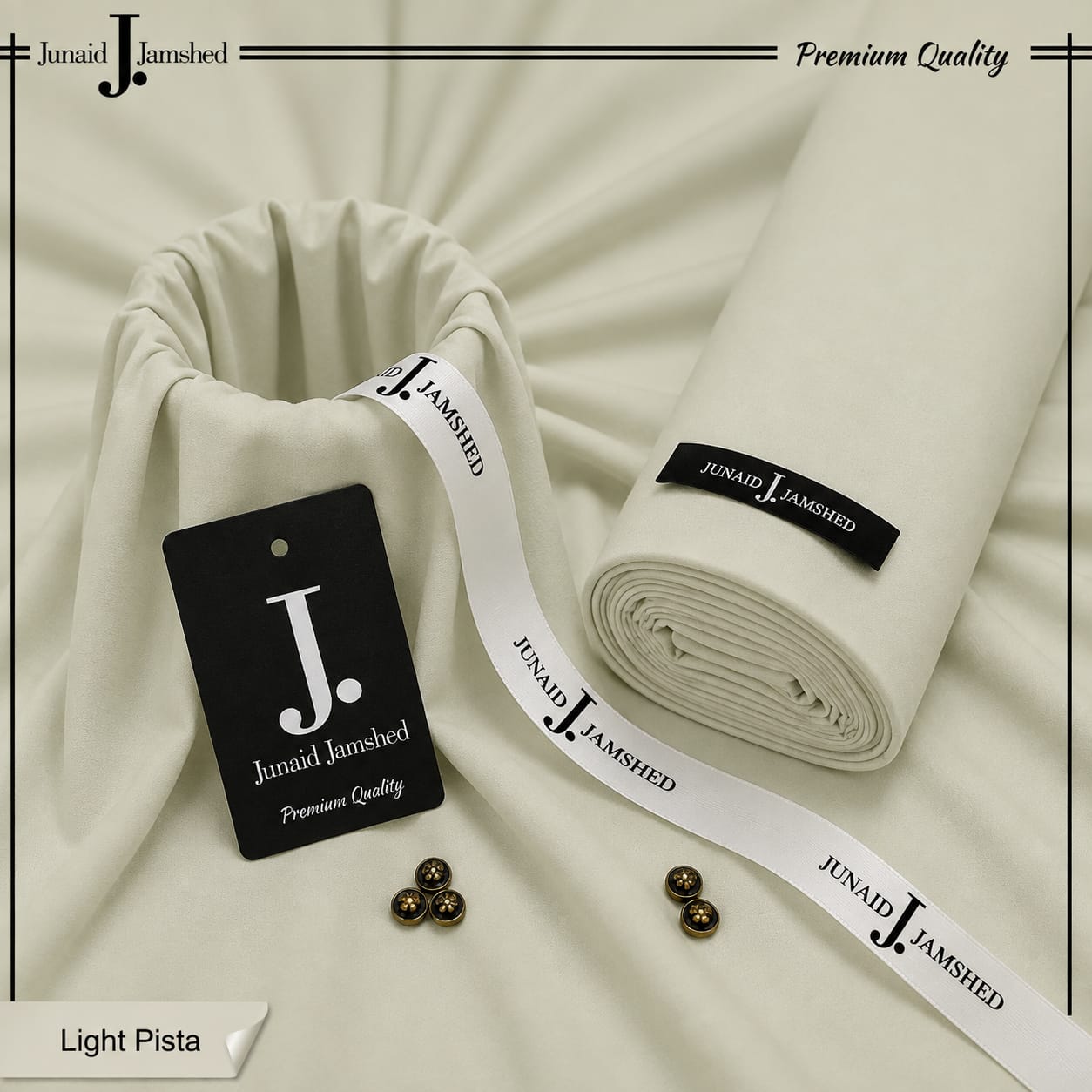 J. Italian Boski Wash n Wear Mens Suit - Light Pista