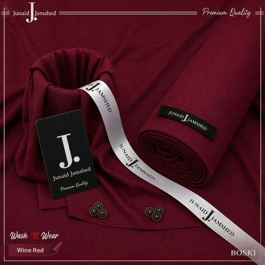 J. Italian Boski Wash n Wear Mens Suit - Vine