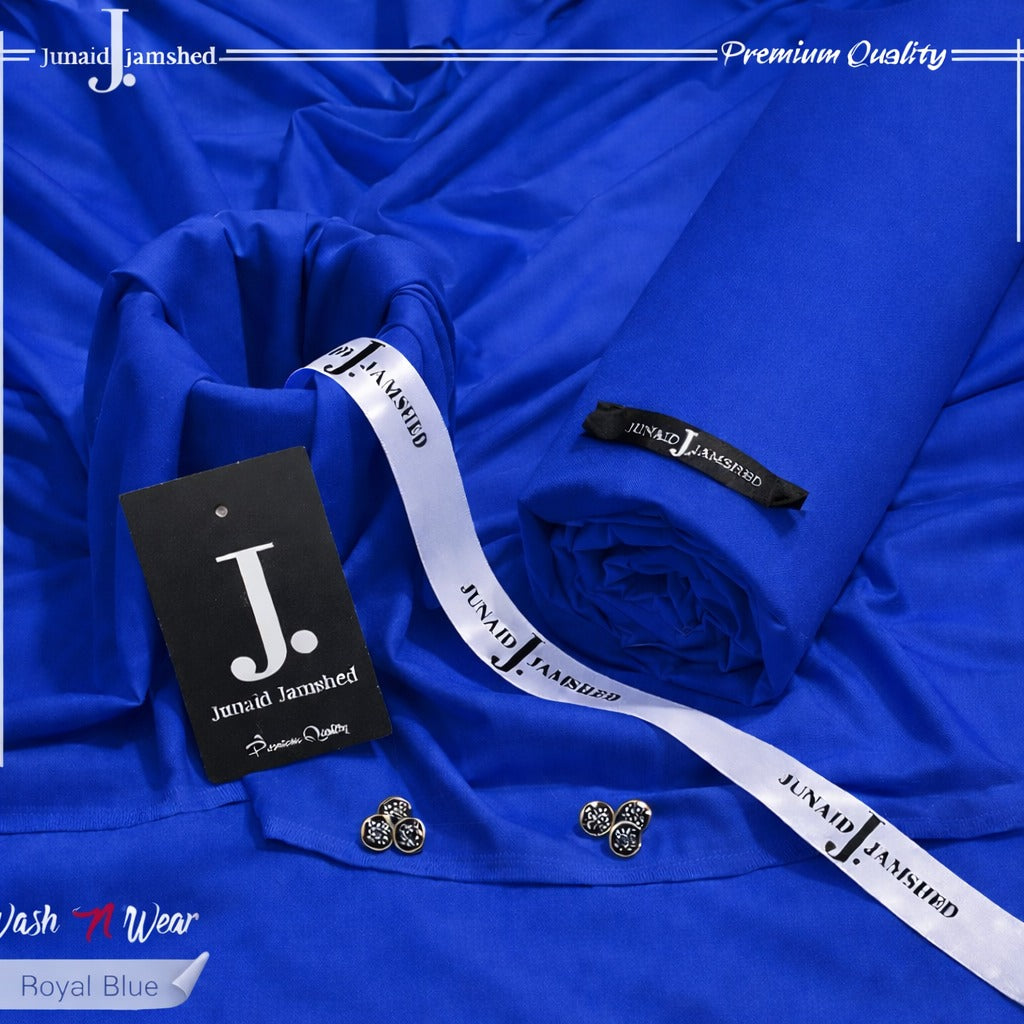 J. Italian Boski Wash n Wear Mens Suit - Royal Blue