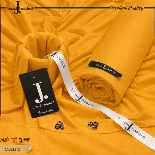 J. Italian Boski Wash n Wear Mens Suit - Mustard