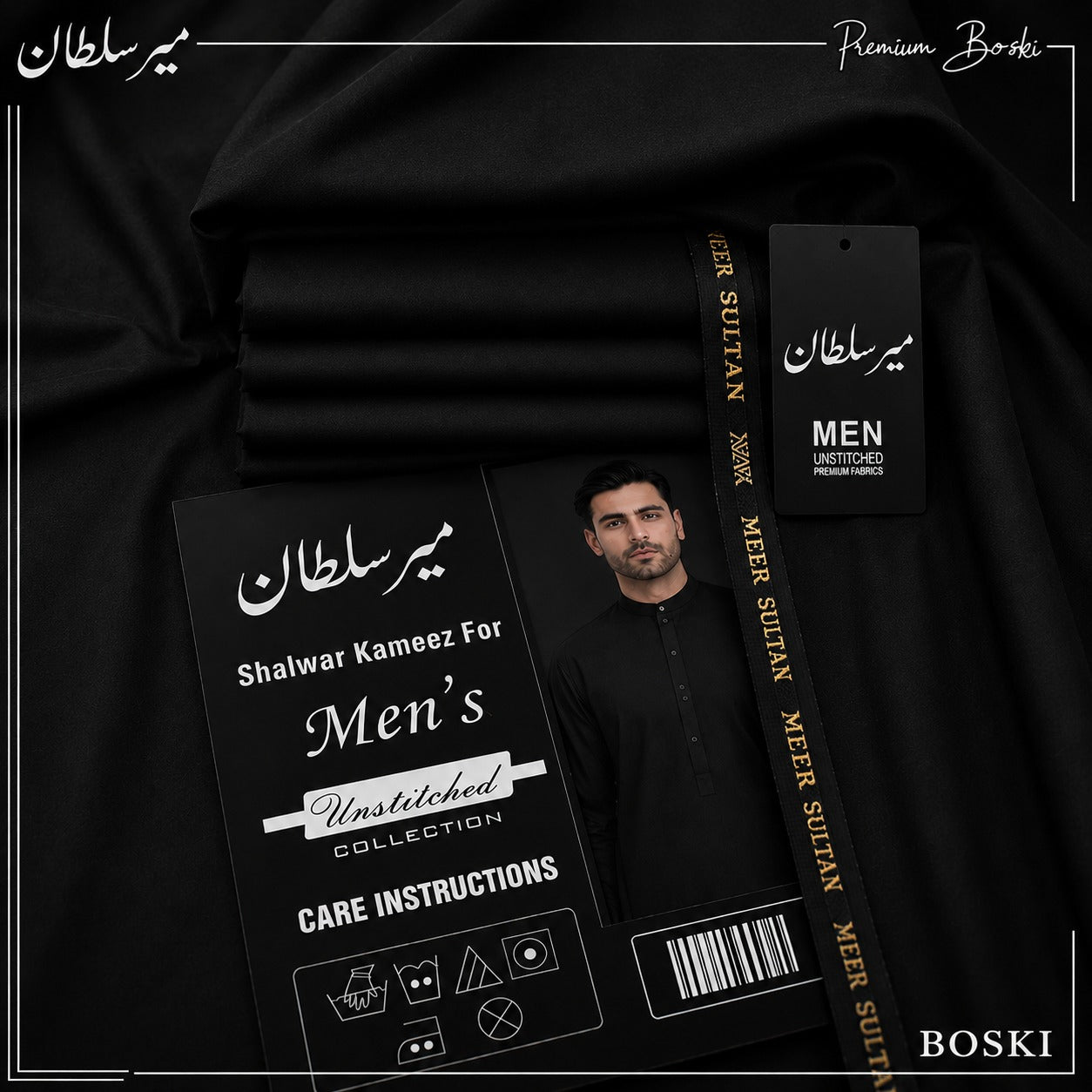 Jet Black italian Boski | 4 Season | Premium