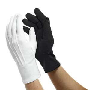 White and Black Safety Gloves
