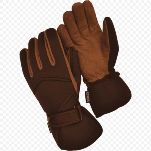 Goalkeeper-Safety-Football-Brown Gloves